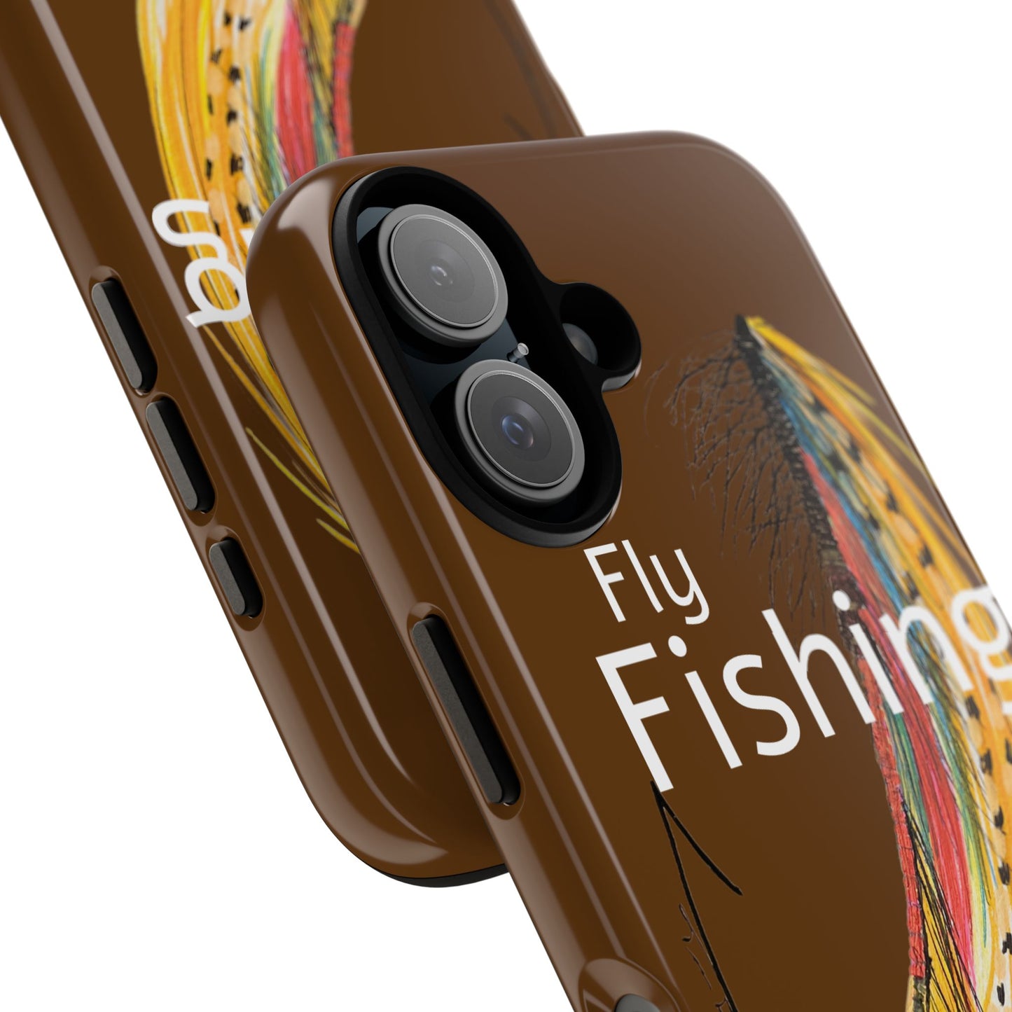 Fly Fishing Artsy Lure Tough Phone Cases