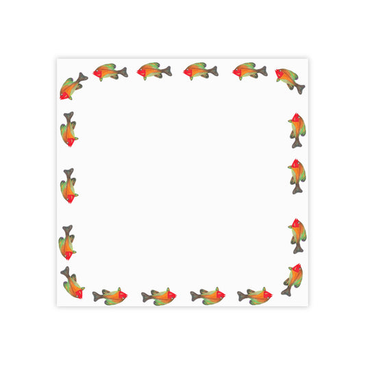 Colorful Fish-Themed Post-it® Note Pads - Perfect for Home or Office