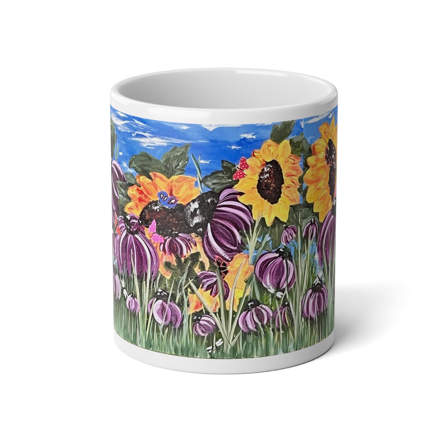 Sunflower Jumbo Mug, 20oz