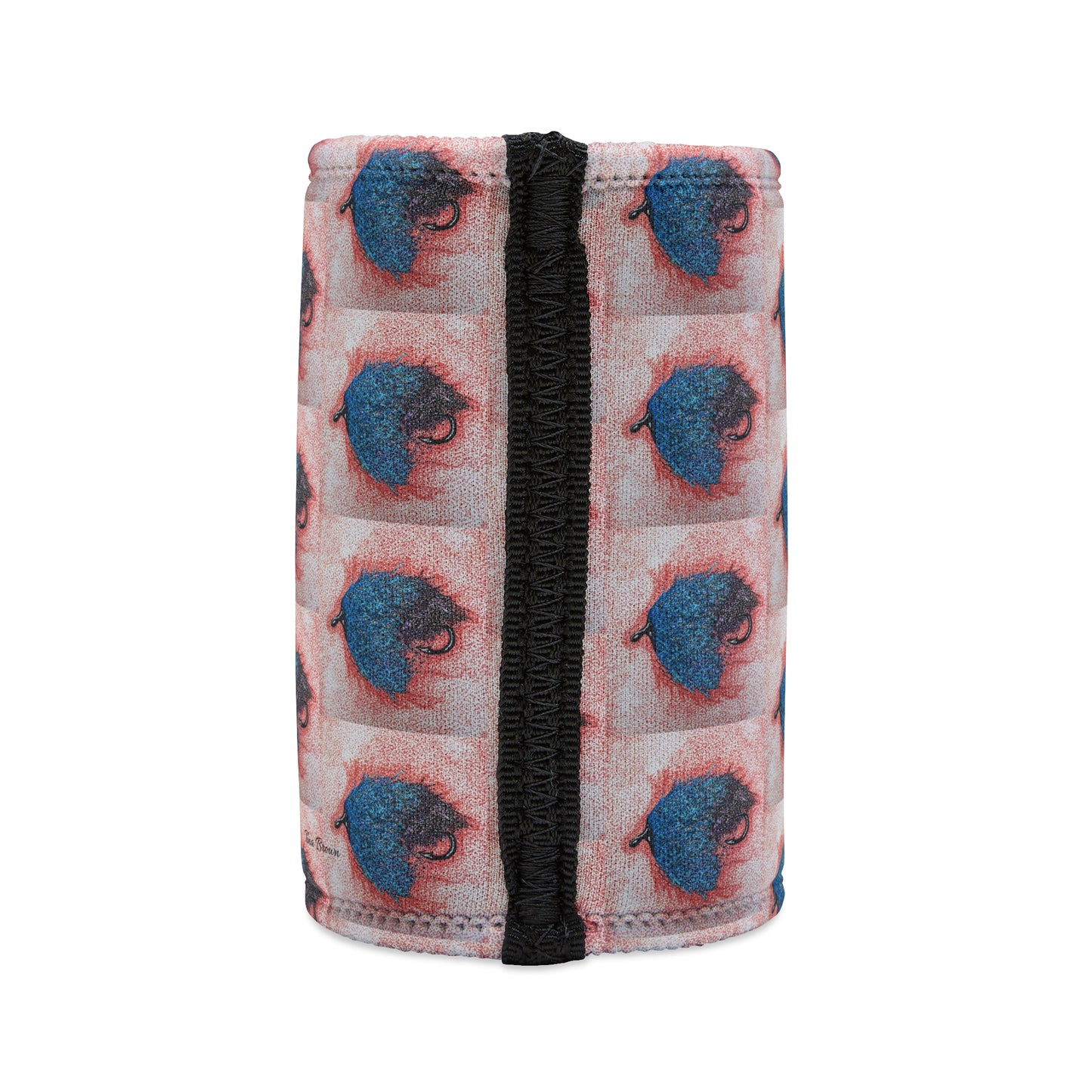 Copy of Colorful Wet Fly Lure Stubby Cooler - Insulated Can Holder for Fly Fishermen