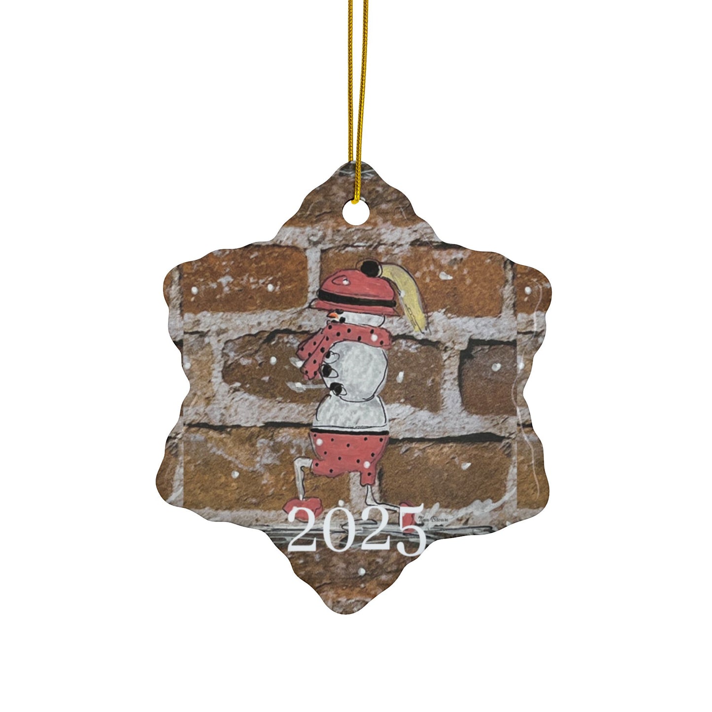 Runner Ceramic Ornament, Personalized Gifts, Christmas Tree Decorations