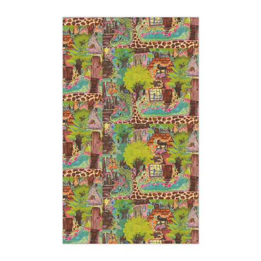 The Neighborhood Artsy Tea Towels (cotton, poly)