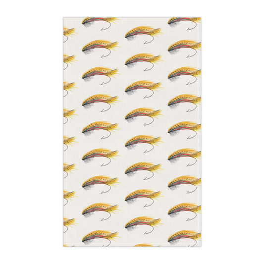 Fly Fishing Lure Tea Towels (cotton, poly)