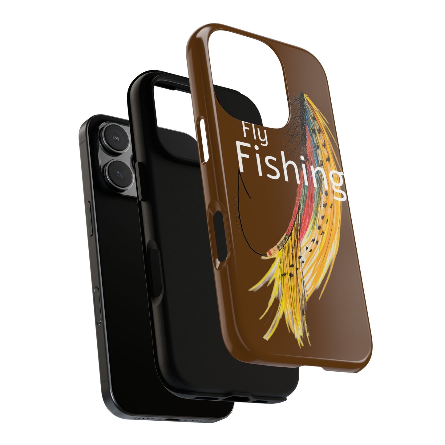Fly Fishing Artsy Lure Tough Phone Cases