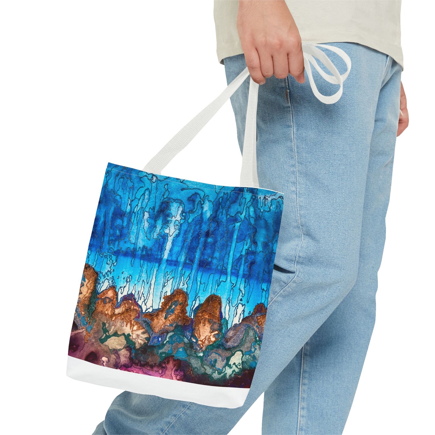 Mountain Rain Artsy Tote Bag