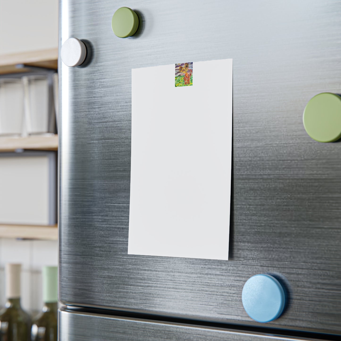 Abstract Cat Sticky Notes