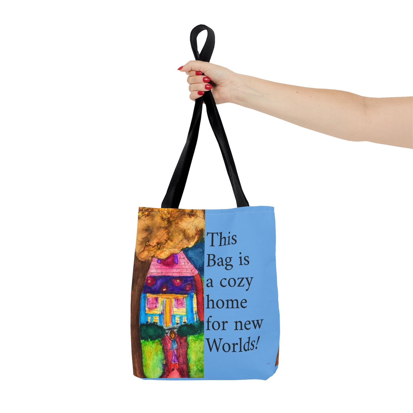 Cozy Worlds Tote Bag - Artful Daily Companion, Ideal for Gifting, Beach Days, Shopping, and More!