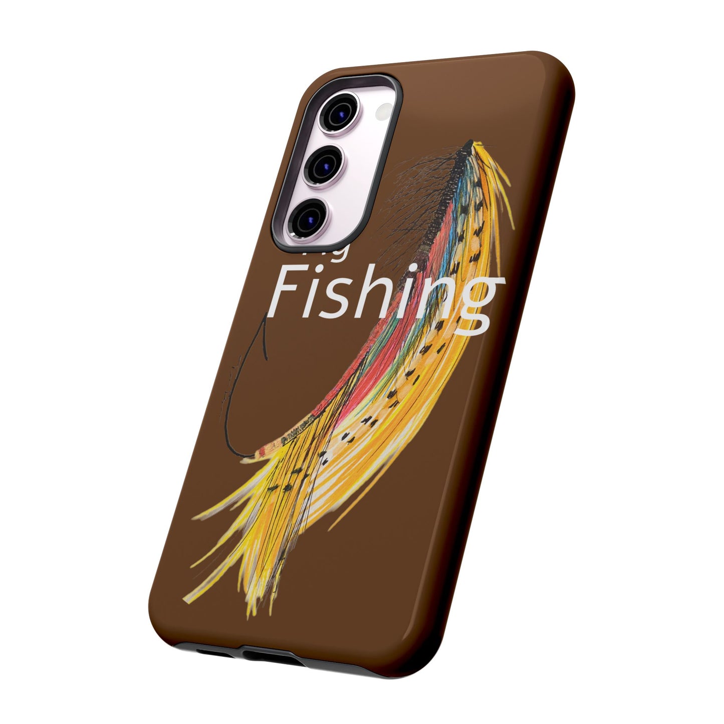 Fly Fishing Artsy Lure Tough Phone Cases