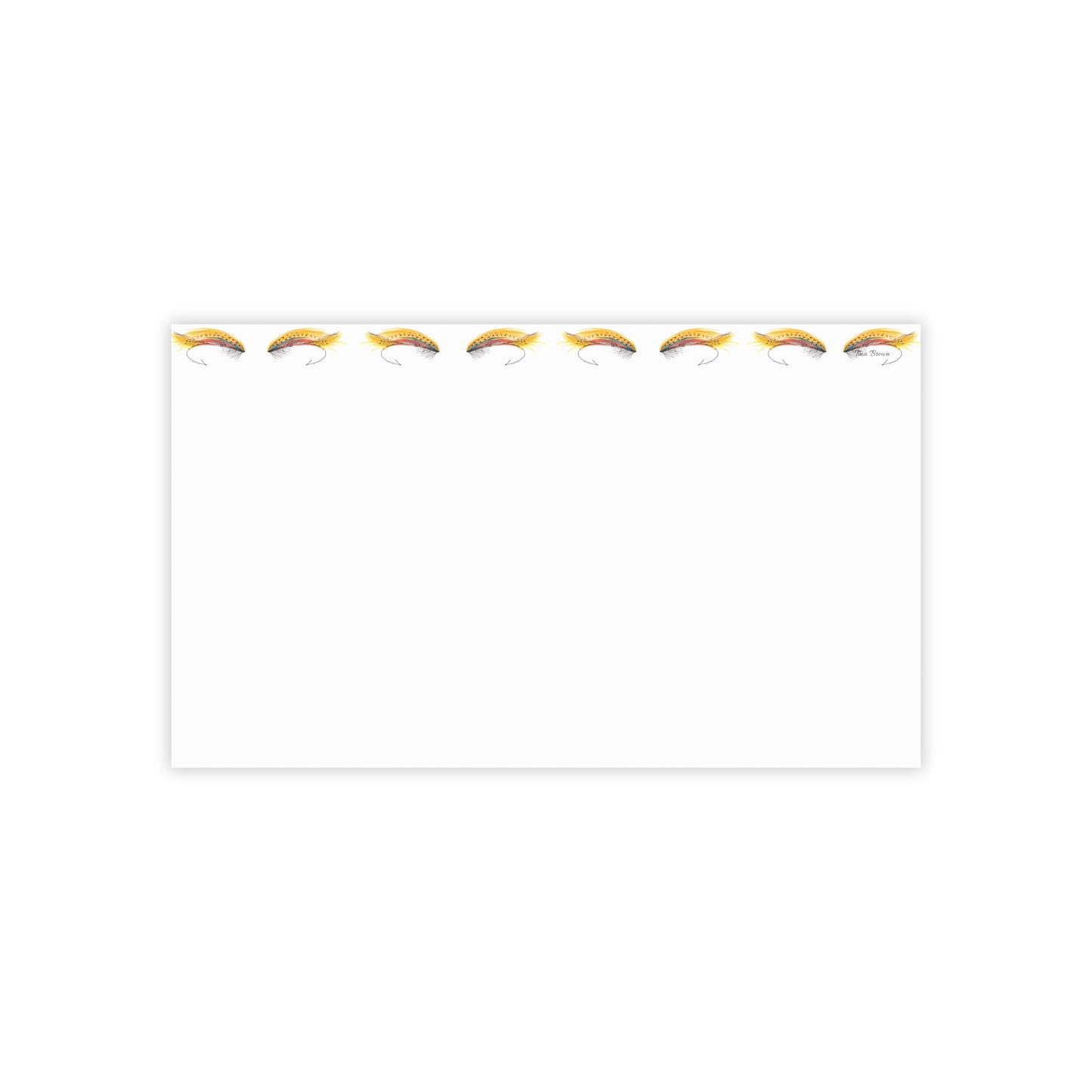 Fly Fishing-Themed Post-it® Note Pads - Perfect for Anglers and Outdoor Lovers