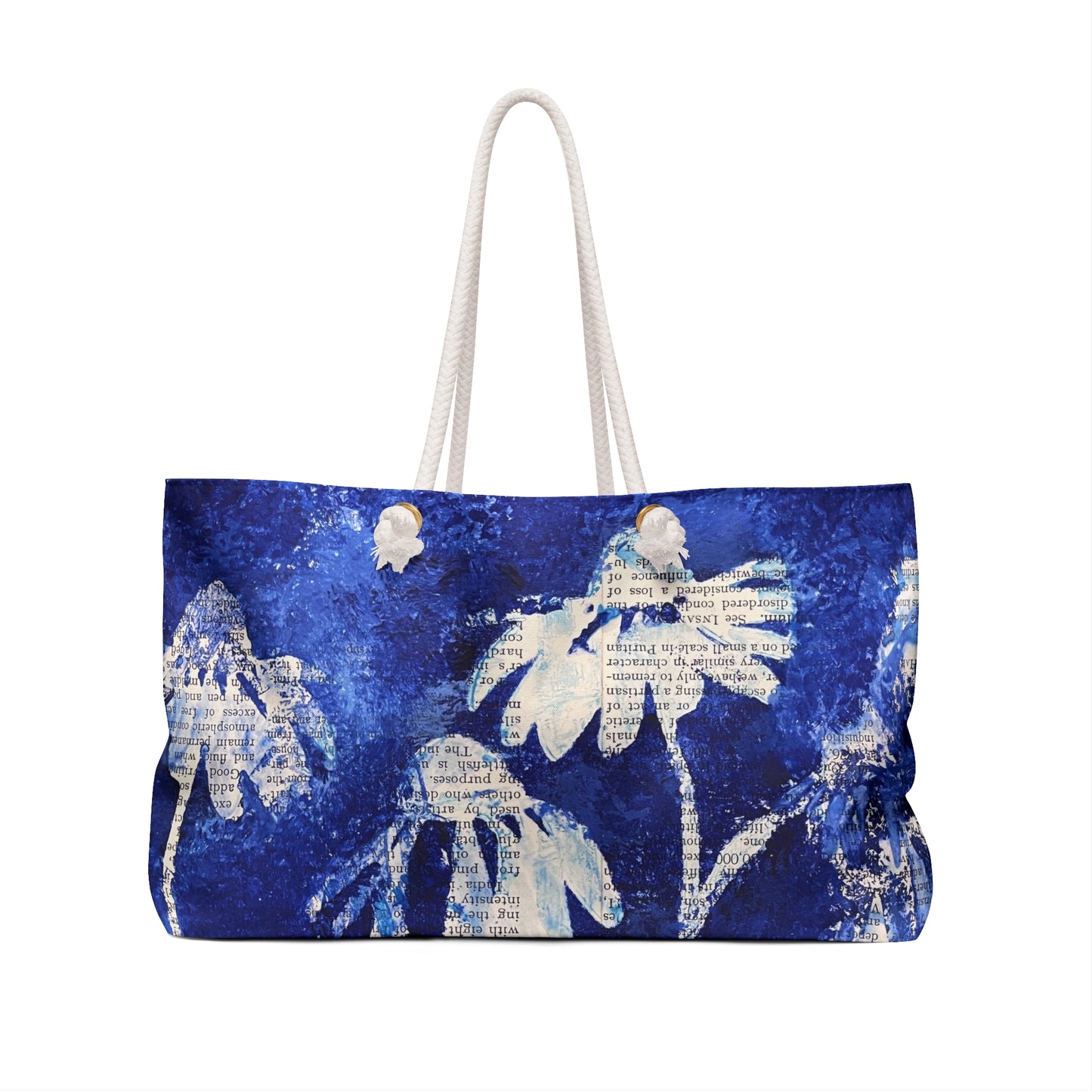 Blue Daisy Weekender Bag