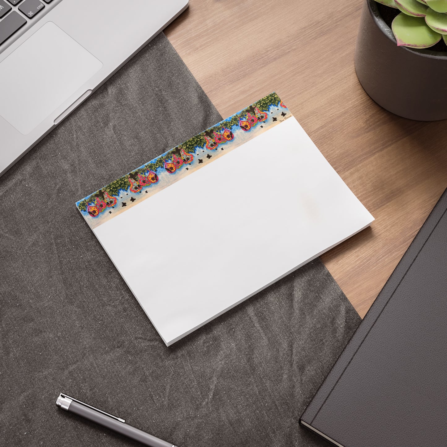 Birdhouse & Butterflies Sticky Notes