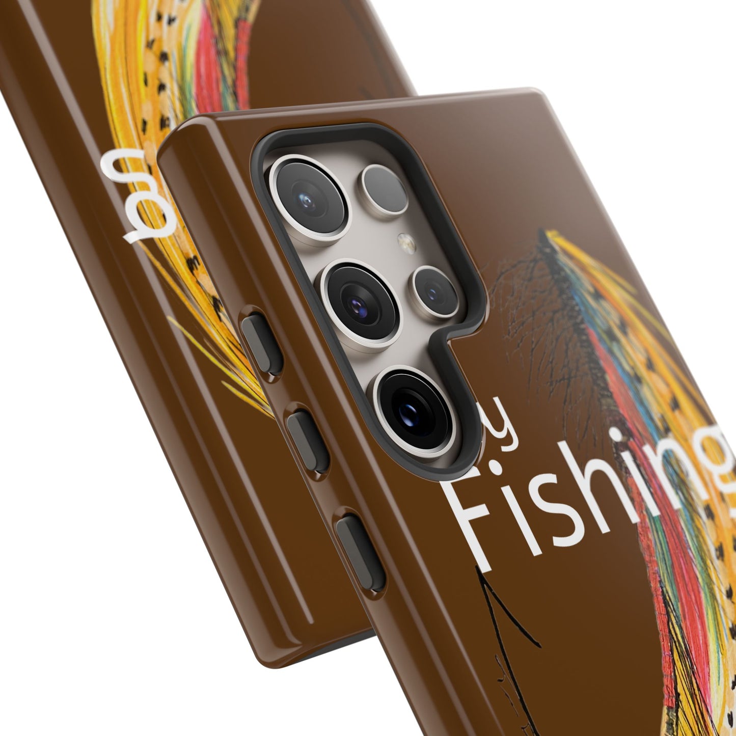 Fly Fishing Artsy Lure Tough Phone Cases