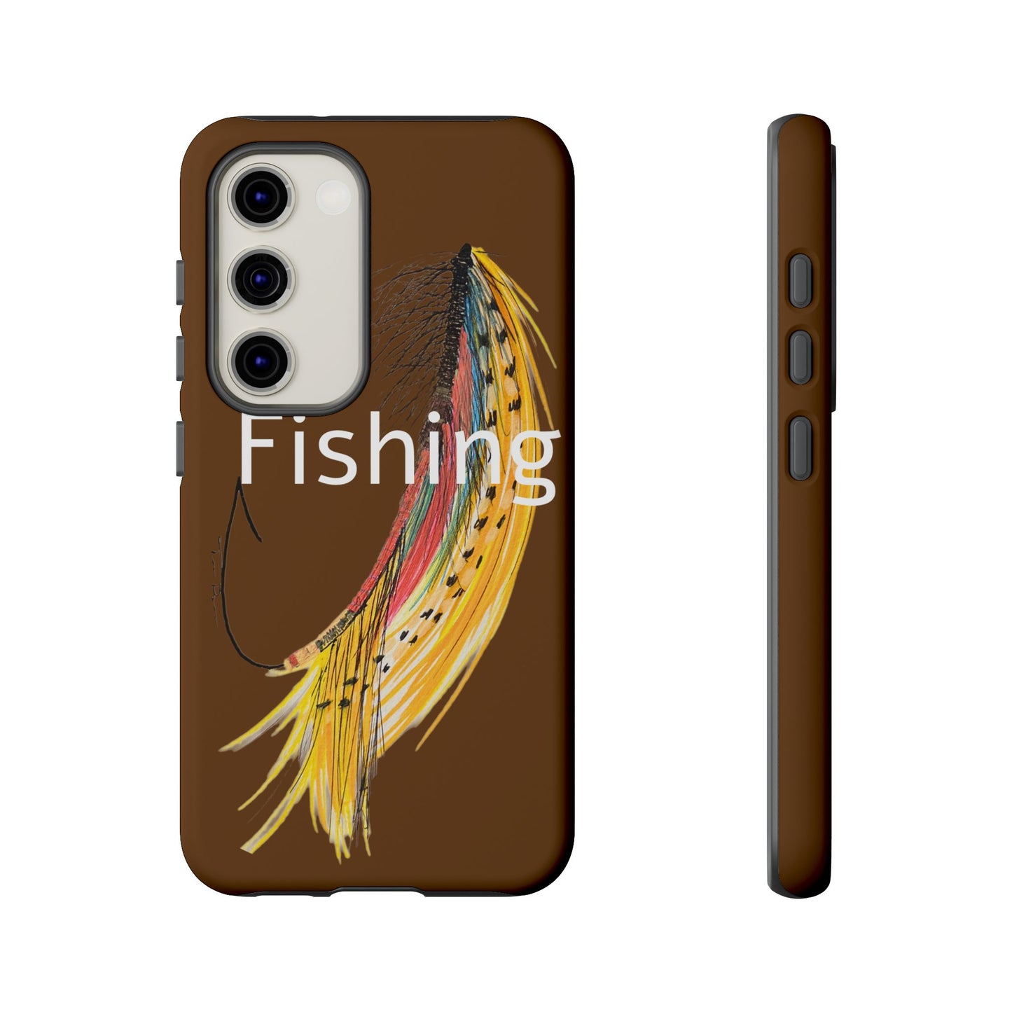Fly Fishing Artsy Lure Tough Phone Cases