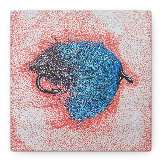 Wet Fly Fishing Art Print  Matte Canvas, Stretched, 1.25"