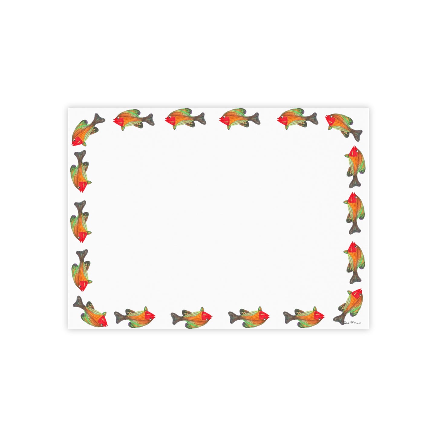 Colorful Fish-Themed Post-it® Note Pads - Perfect for Home or Office