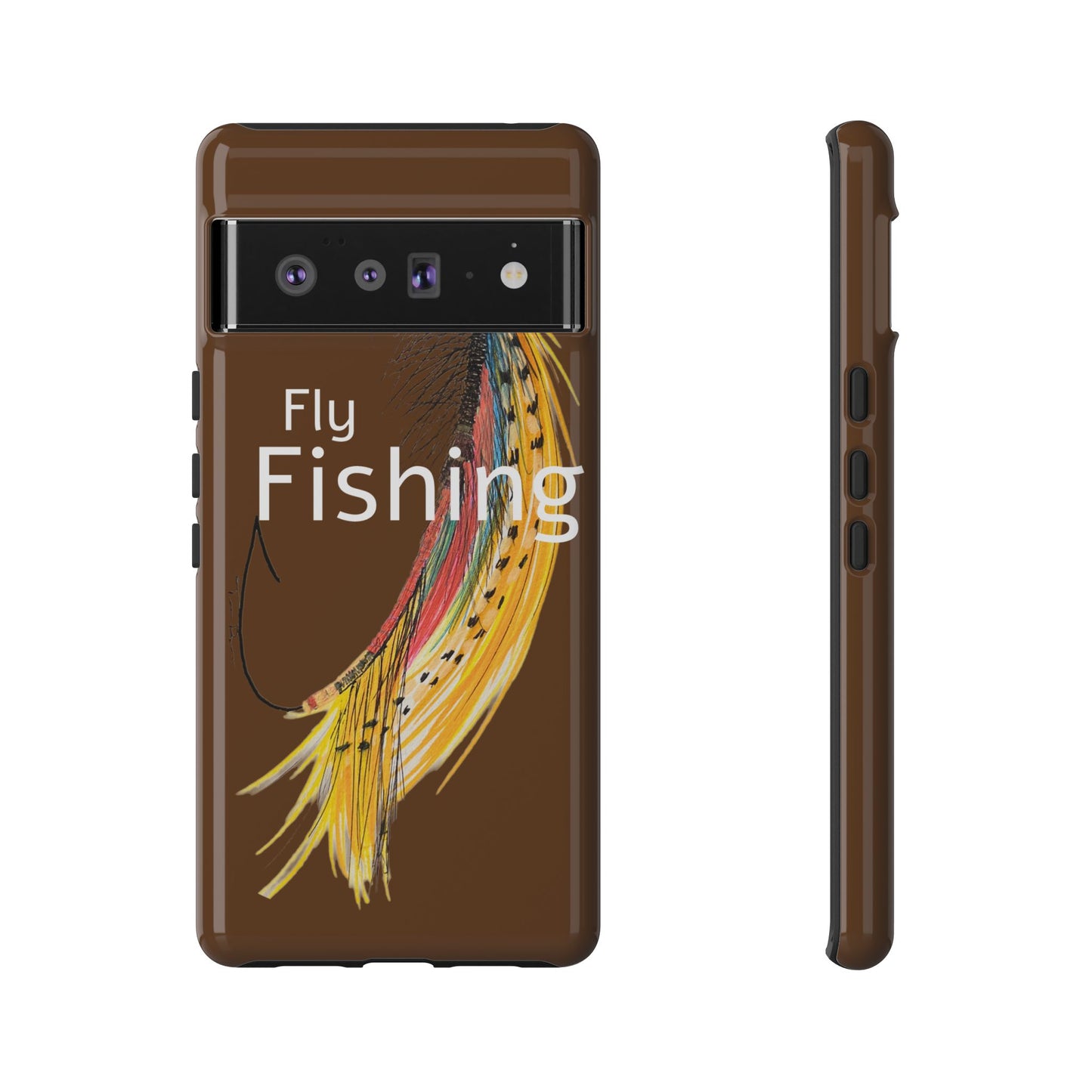 Fly Fishing Artsy Lure Tough Phone Cases