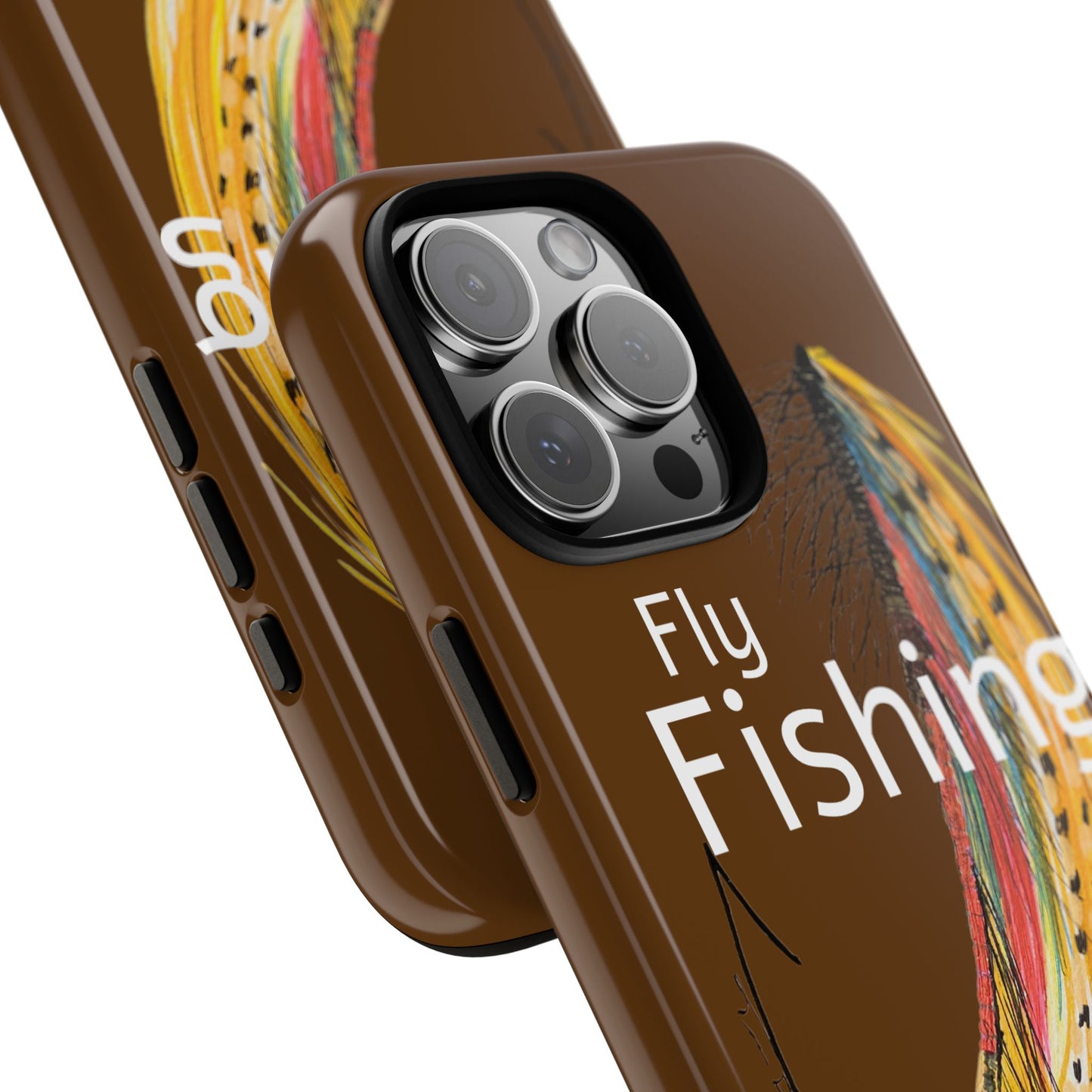 Fly Fishing Artsy Lure Tough Phone Cases