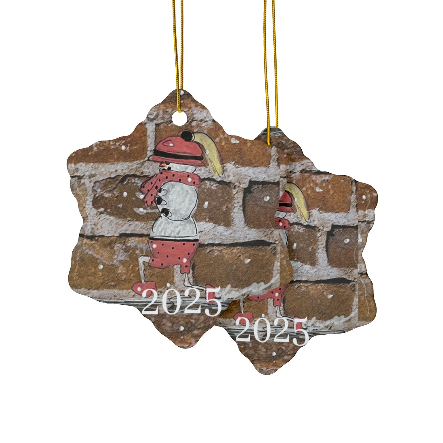 Runner Ceramic Ornament, Personalized Gifts, Christmas Tree Decorations