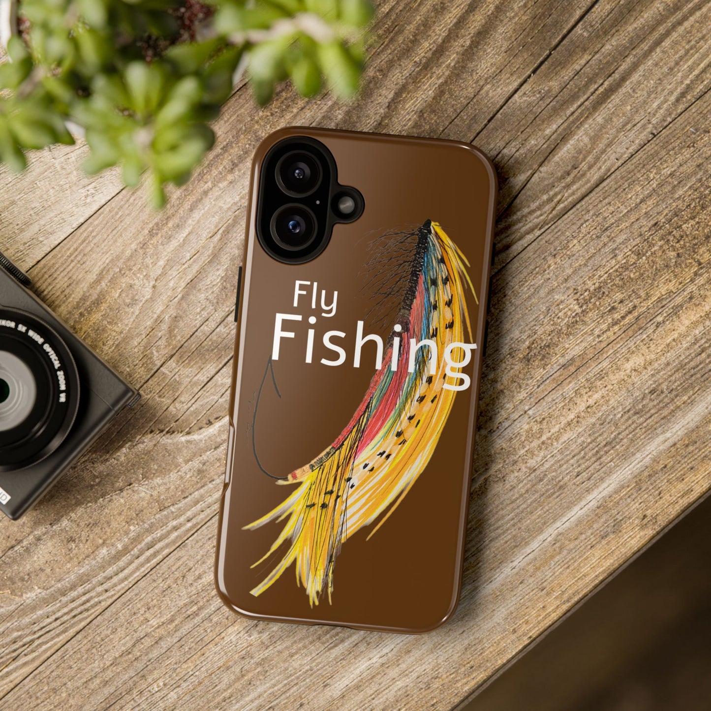Fly Fishing Artsy Lure Tough Phone Cases