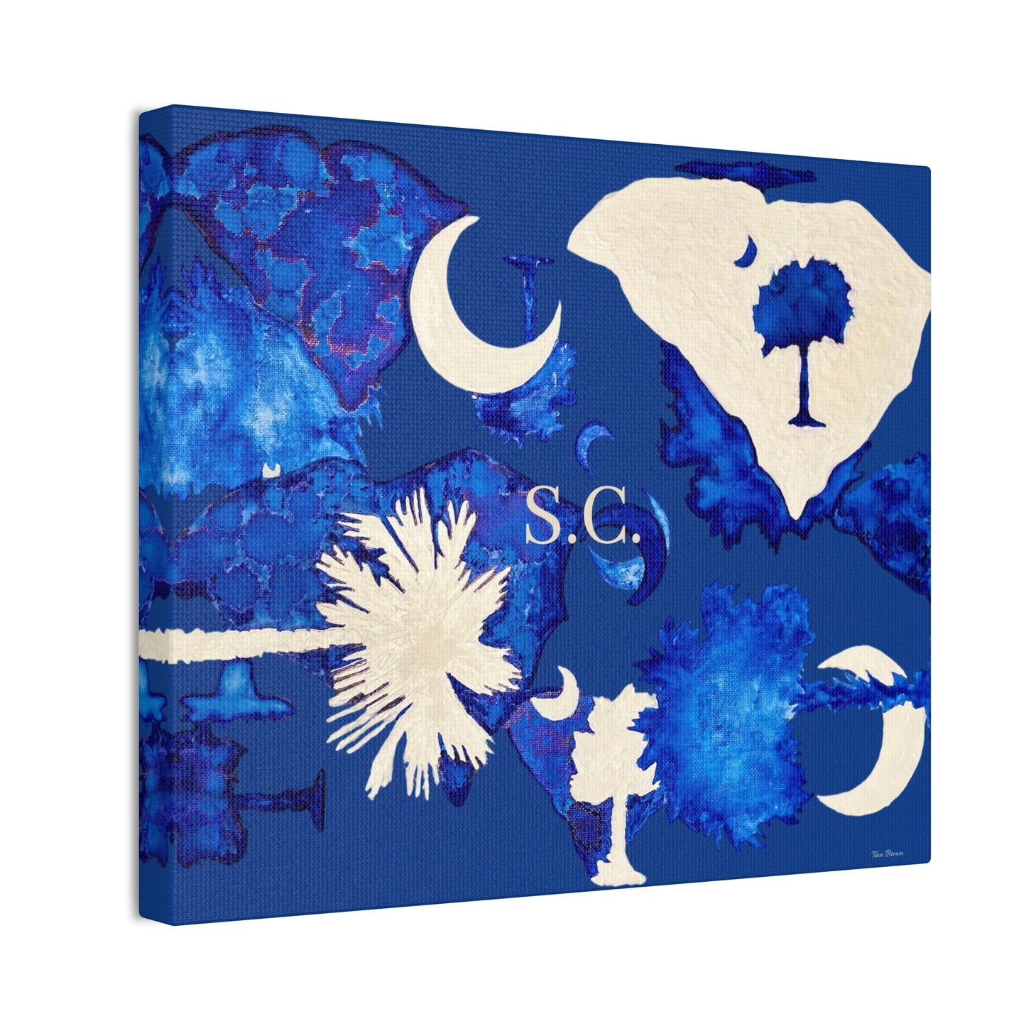 South Carolina Canvas Art Print