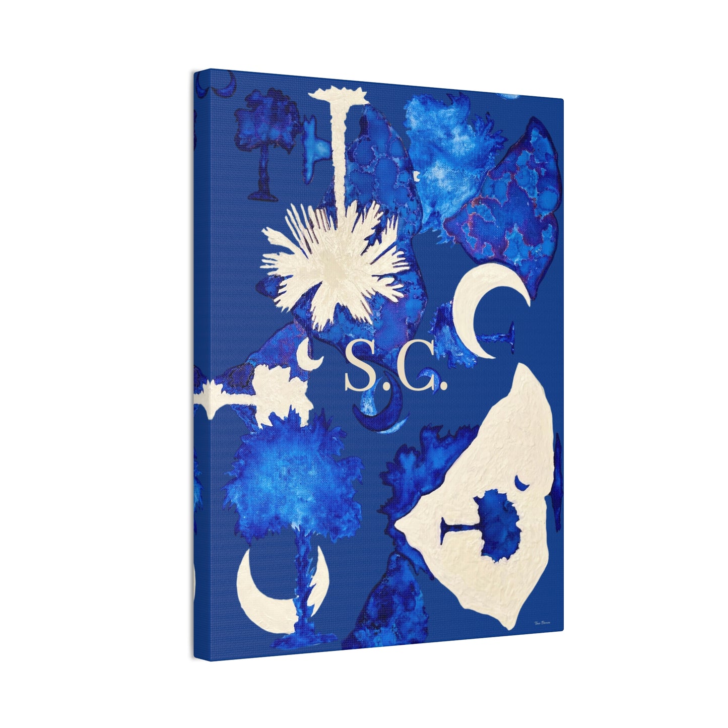 South Carolina Canvas Art Print