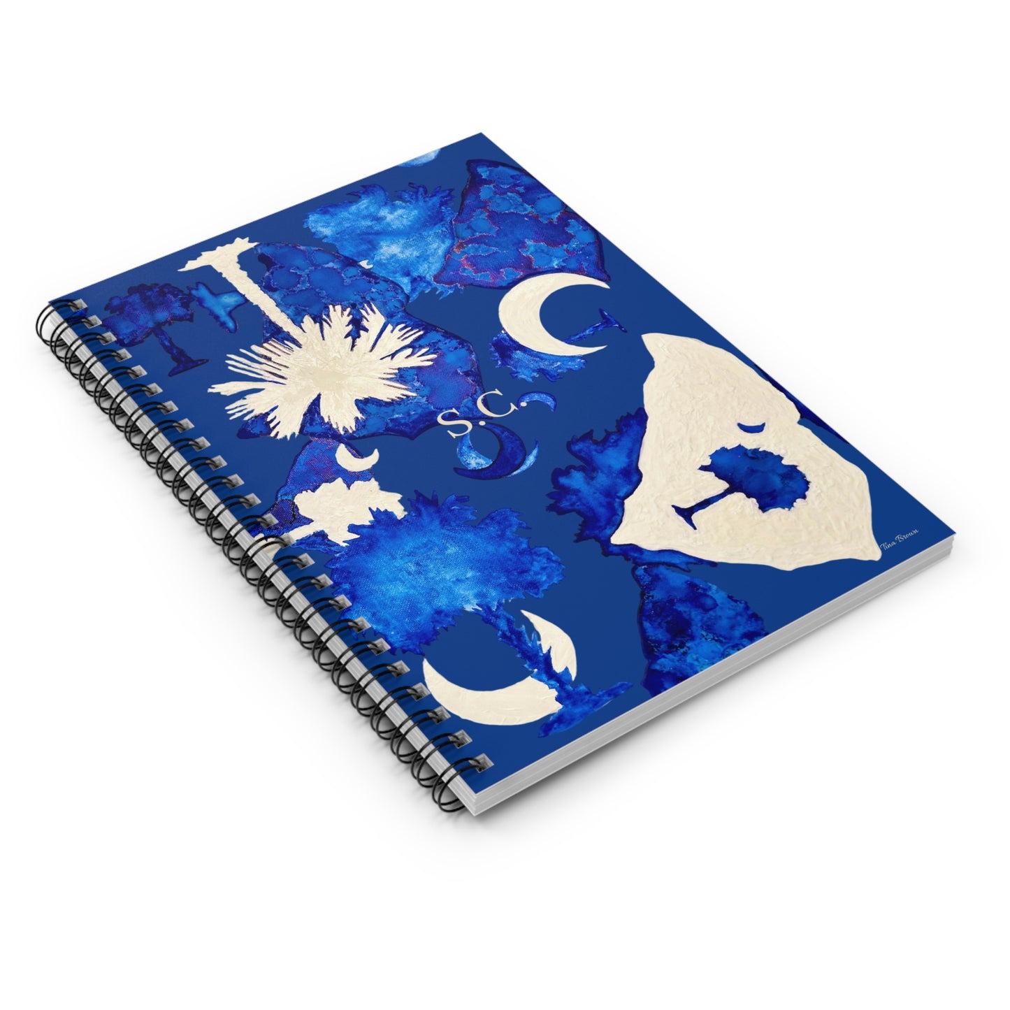 South Carolina  Notebook -  Design by Artist Tina Brown