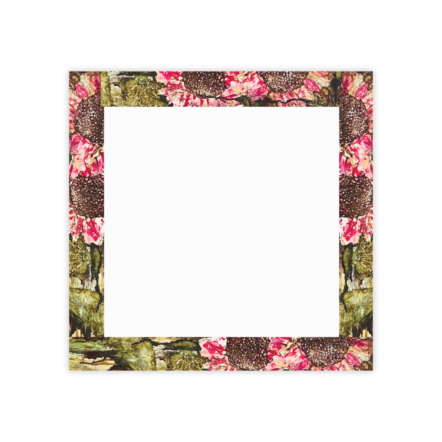 Sunflower Framed Note Pads - Stylish Sticky Notes for Home & Office