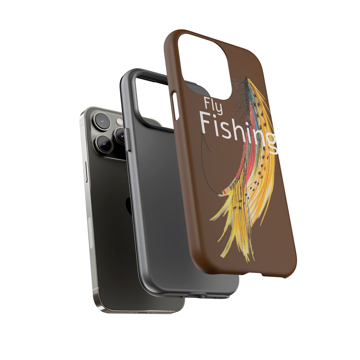 Fly Fishing Artsy Lure Tough Phone Cases