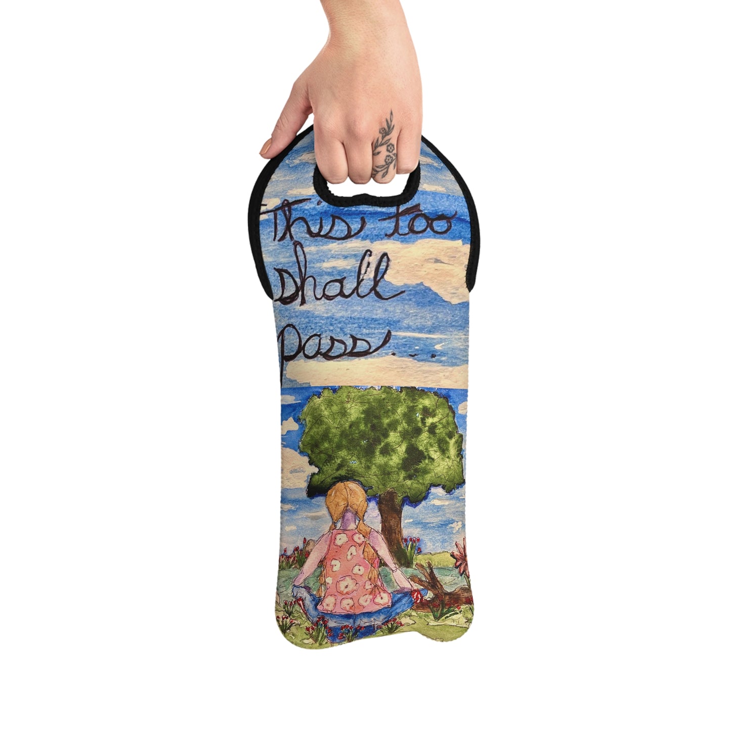This Too Shall Pass Wine Tote Bag
