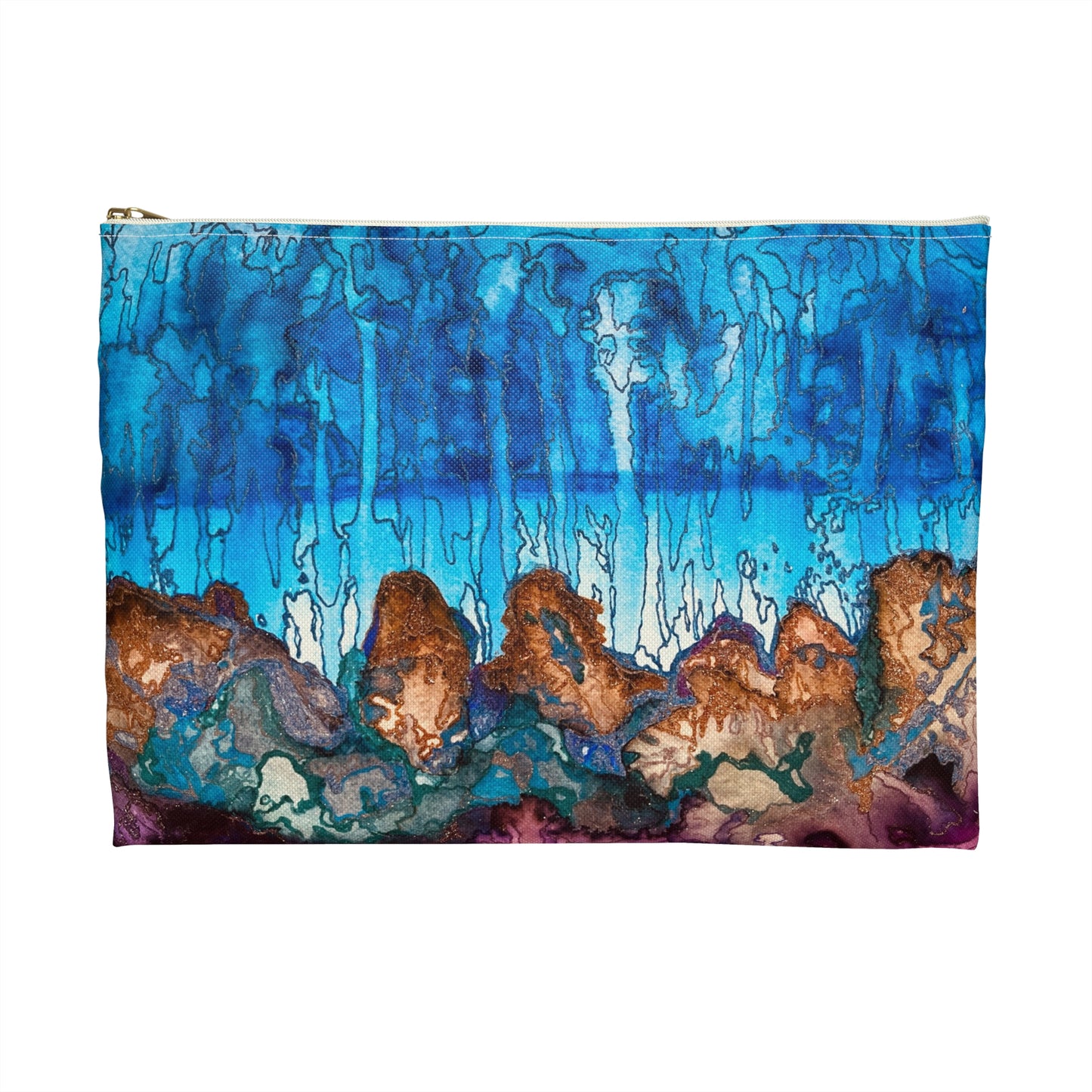 Desert Rain Artsy Accessory Pouch
