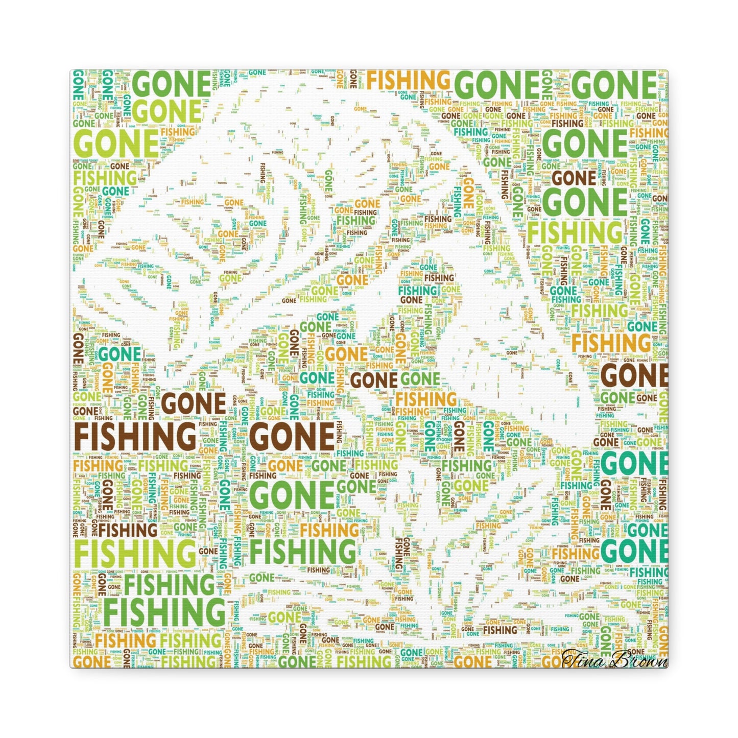 Bass Fishing Art Print Canvas