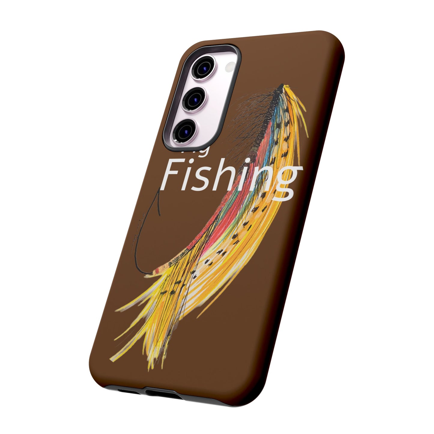 Fly Fishing Artsy Lure Tough Phone Cases