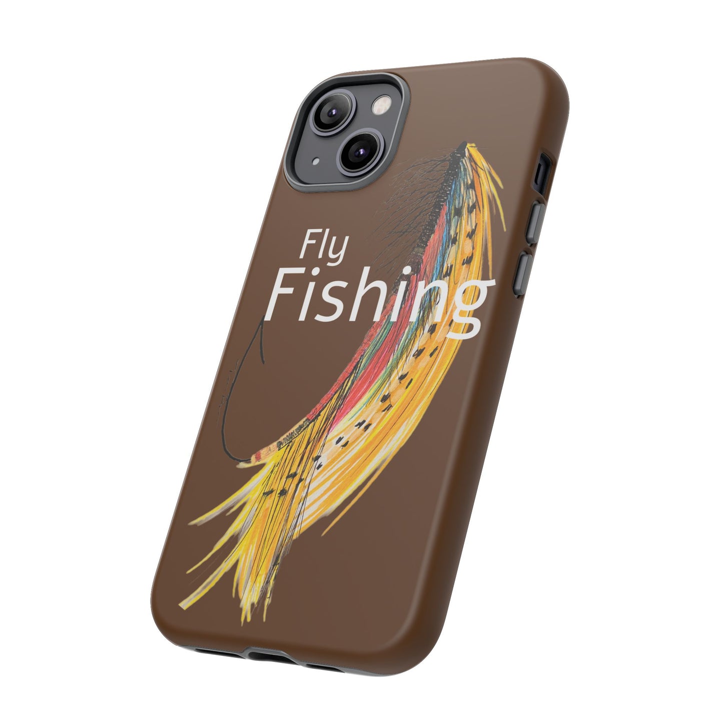 Fly Fishing Artsy Lure Tough Phone Cases