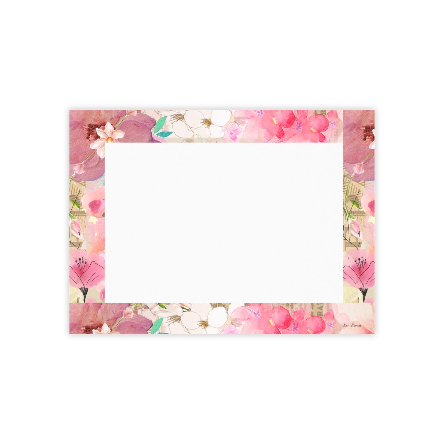 Pink Floral Post-it® Note Pads - Colorful Sticky Notepads for Home & Office