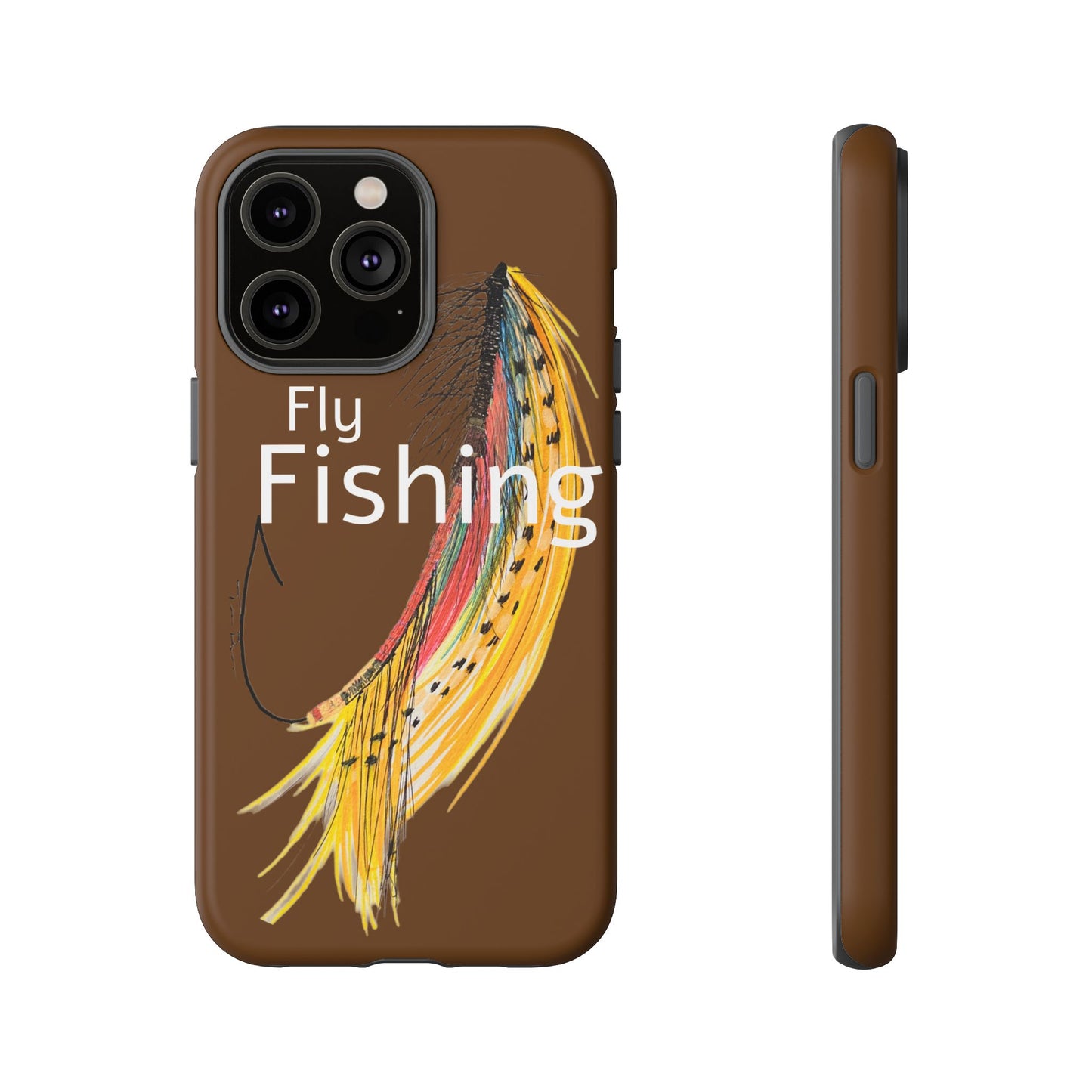 Fly Fishing Artsy Lure Tough Phone Cases