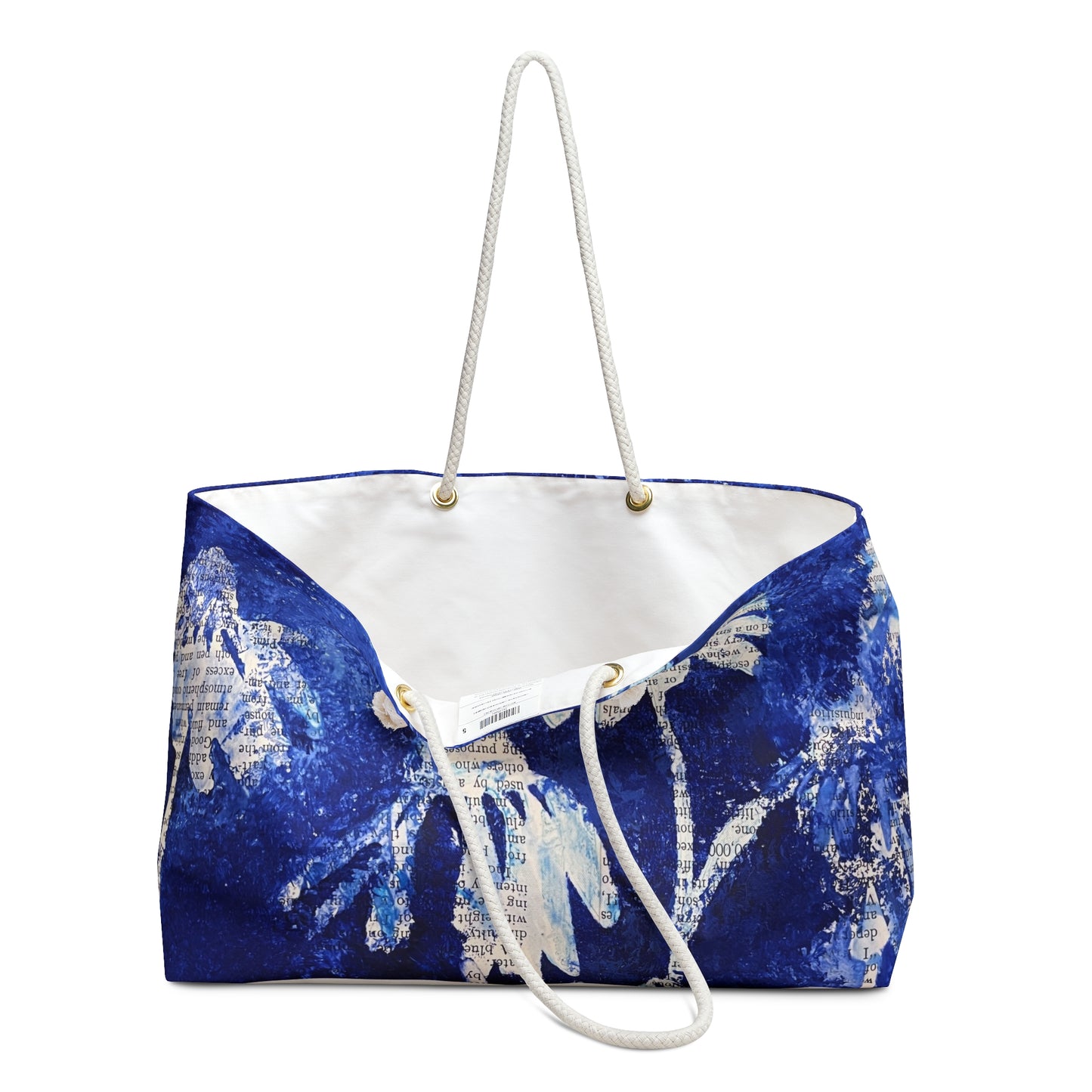 Blue Daisy Weekender Bag
