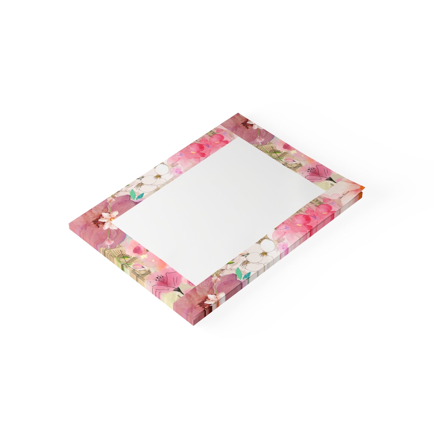 Pink Floral Post-it® Note Pads - Colorful Sticky Notepads for Home & Office