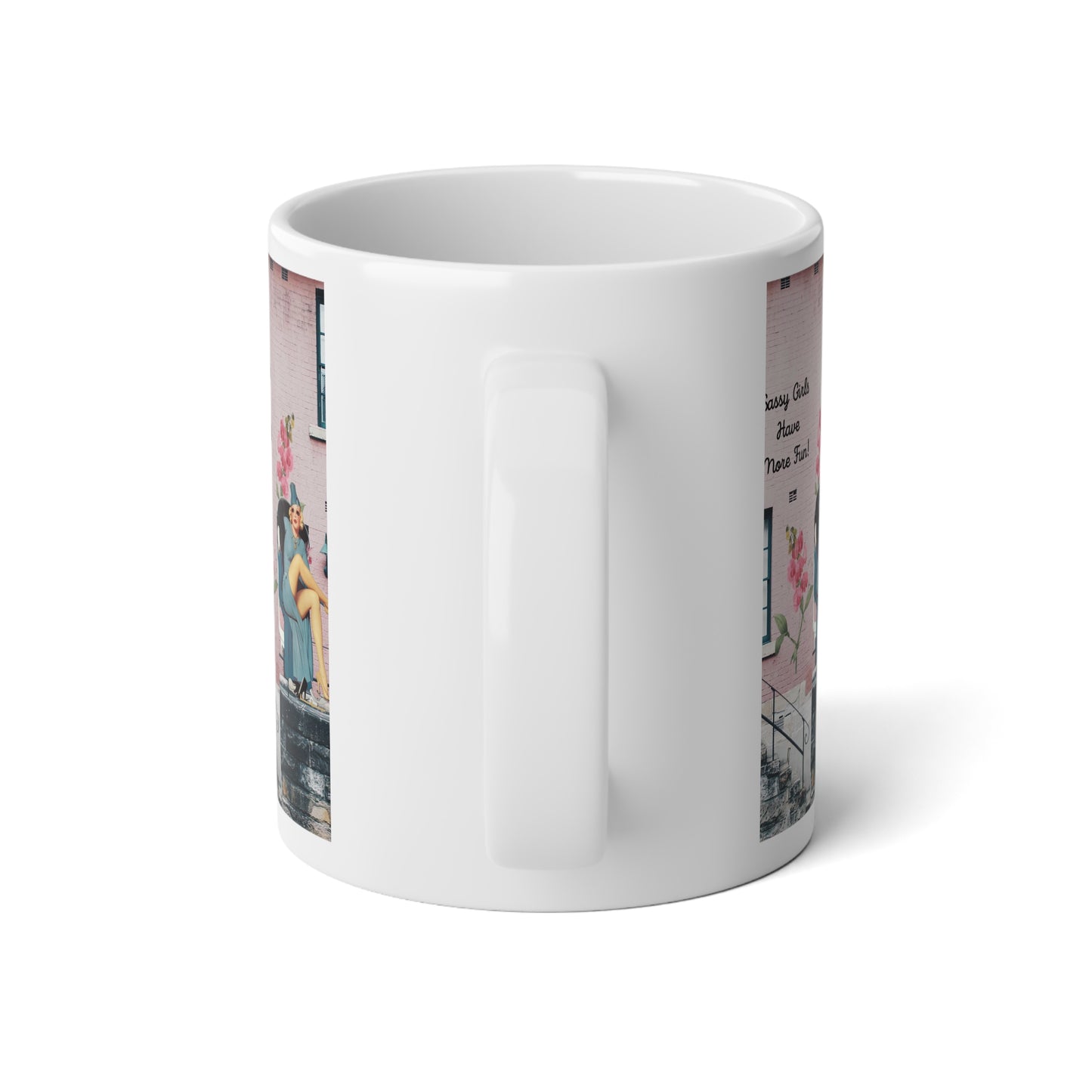 Sassy Girls Artsy Jumbo Mug, 20oz