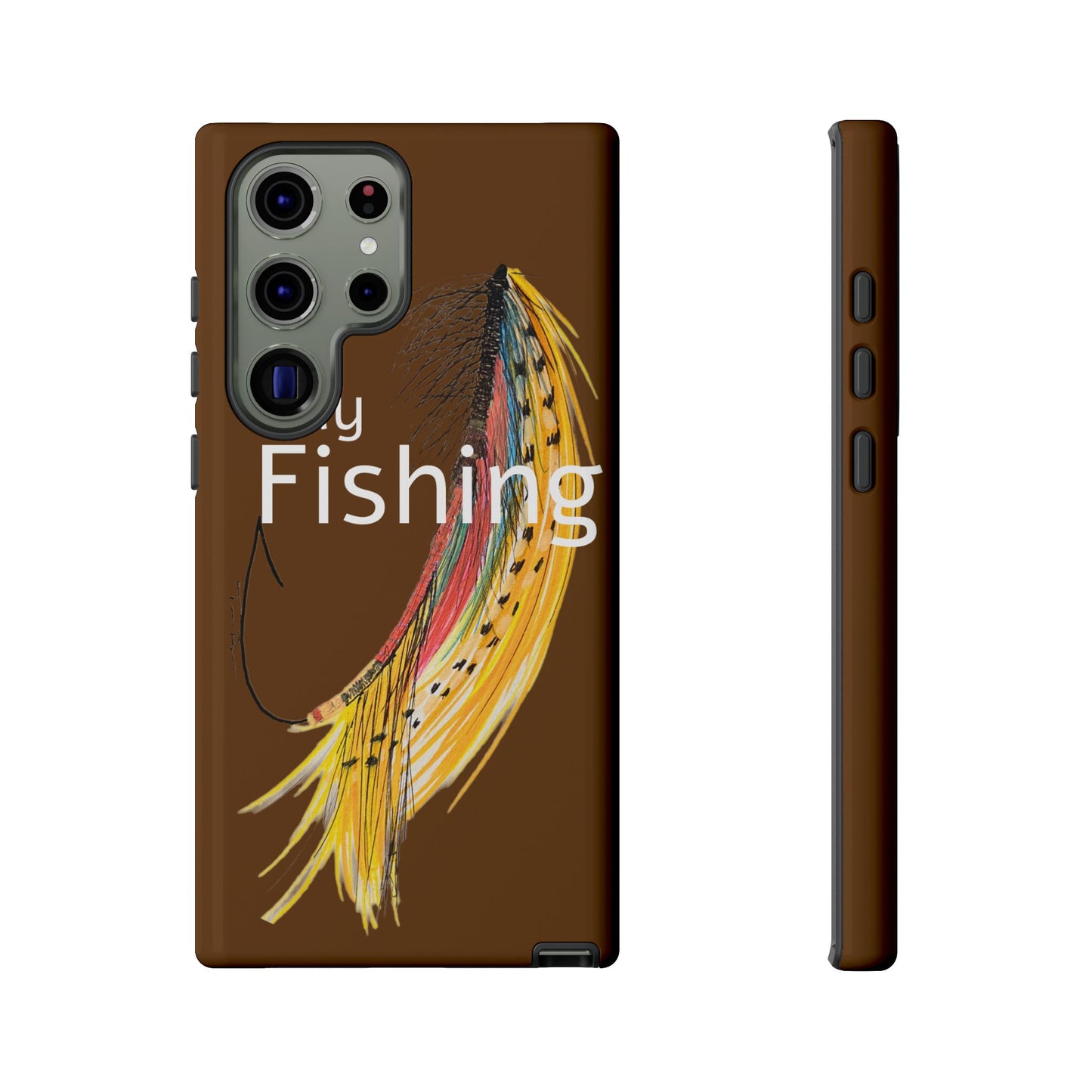 Fly Fishing Artsy Lure Tough Phone Cases