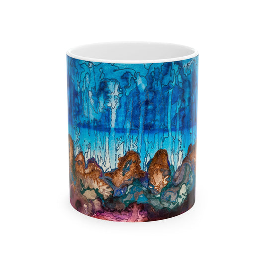 Desert Inspired Ceramic Mug | 11oz | western Desert