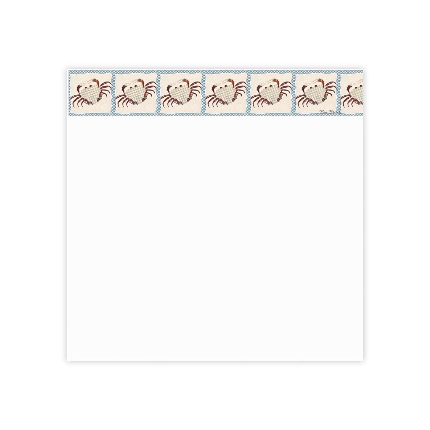 Coastal Crab Sticky Notes