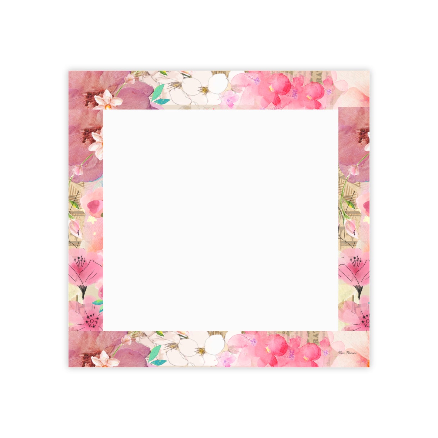 Pink Floral Post-it® Note Pads - Colorful Sticky Notepads for Home & Office