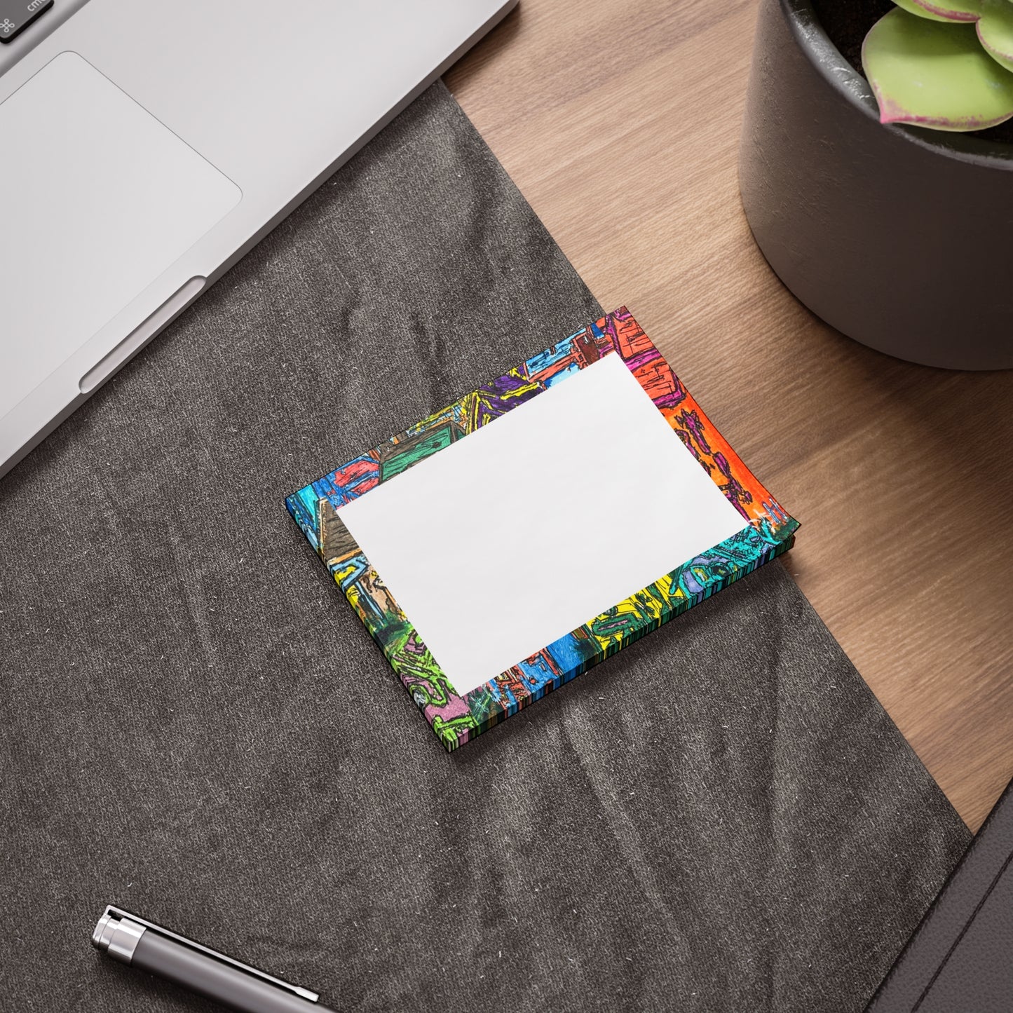 The Village Post-it® Note Pads -Artistic Posted Notes