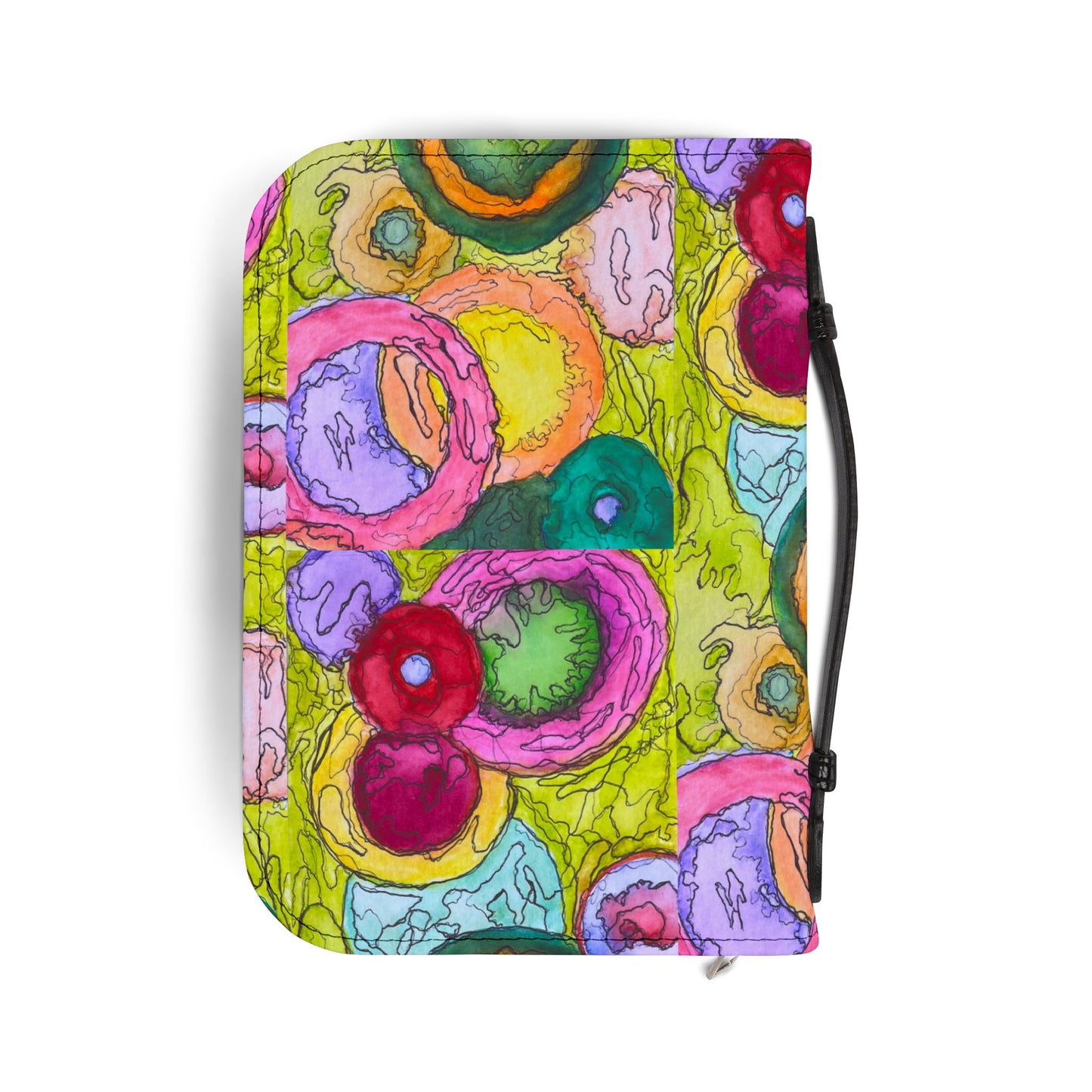 Vibrant Bible Cover, Colorful Christian Bookcase, Stylish Faith Journal, Unique Gift for Religious Friends, Church Accessory