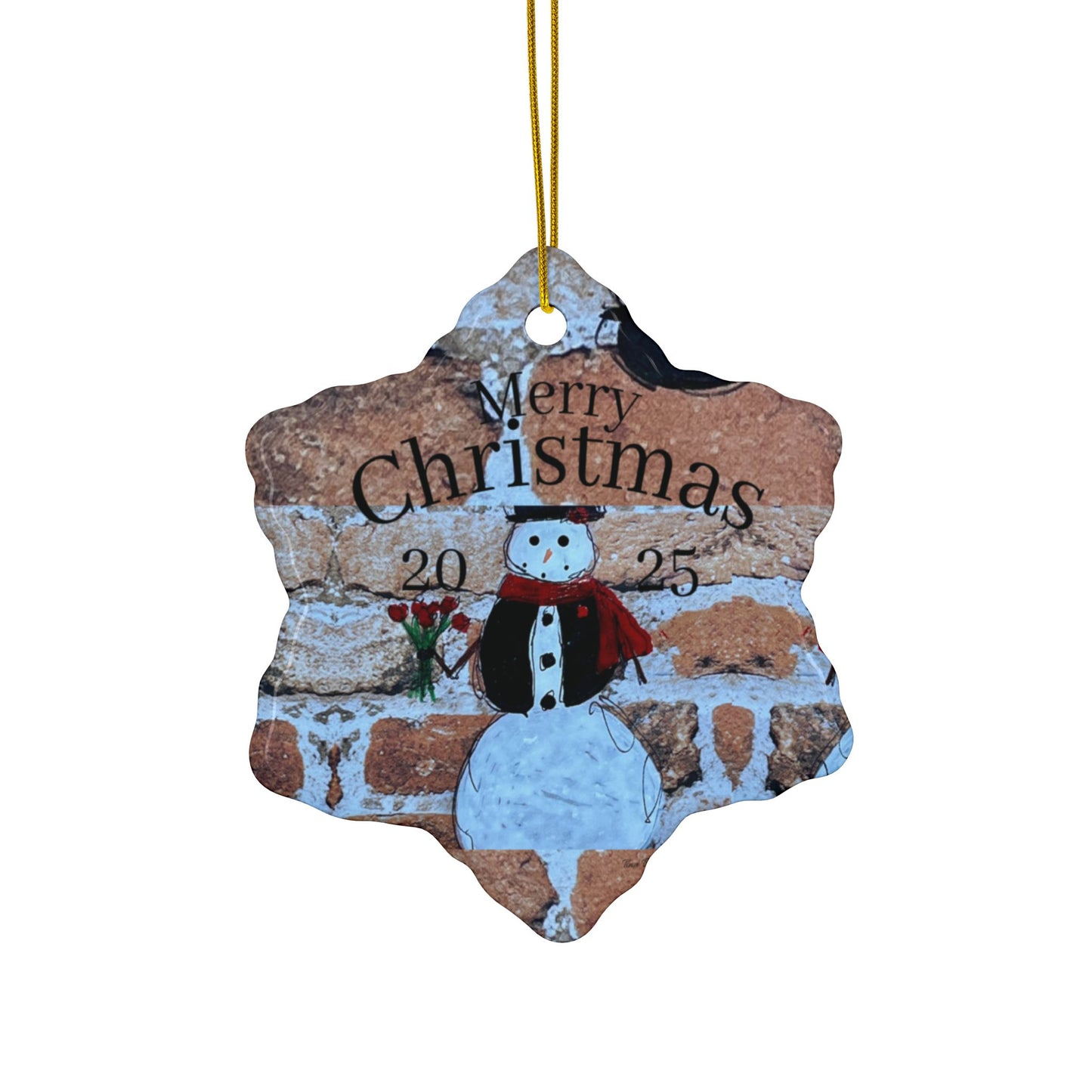 Star Snowman Ornament