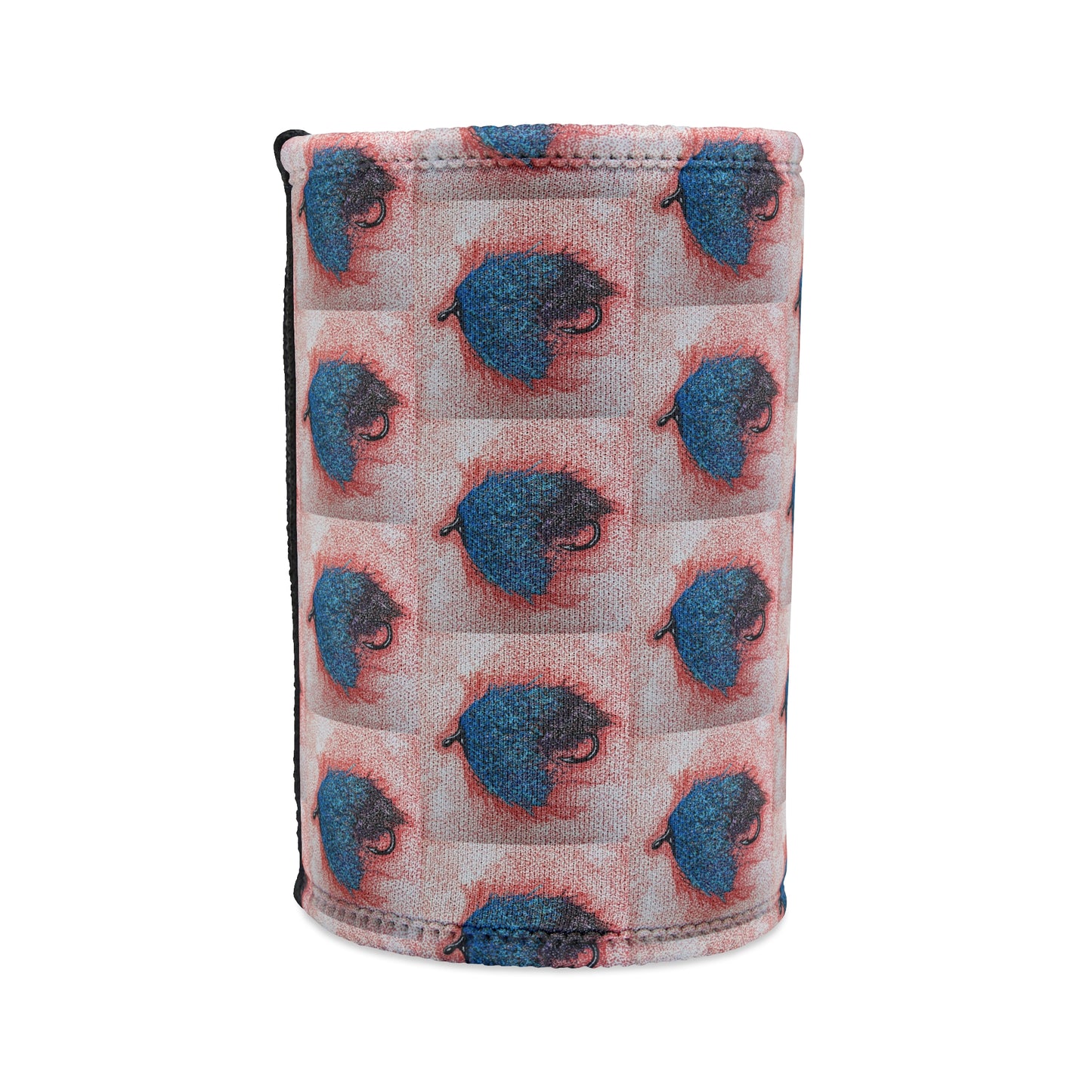 Copy of Colorful Wet Fly Lure Stubby Cooler - Insulated Can Holder for Fly Fishermen