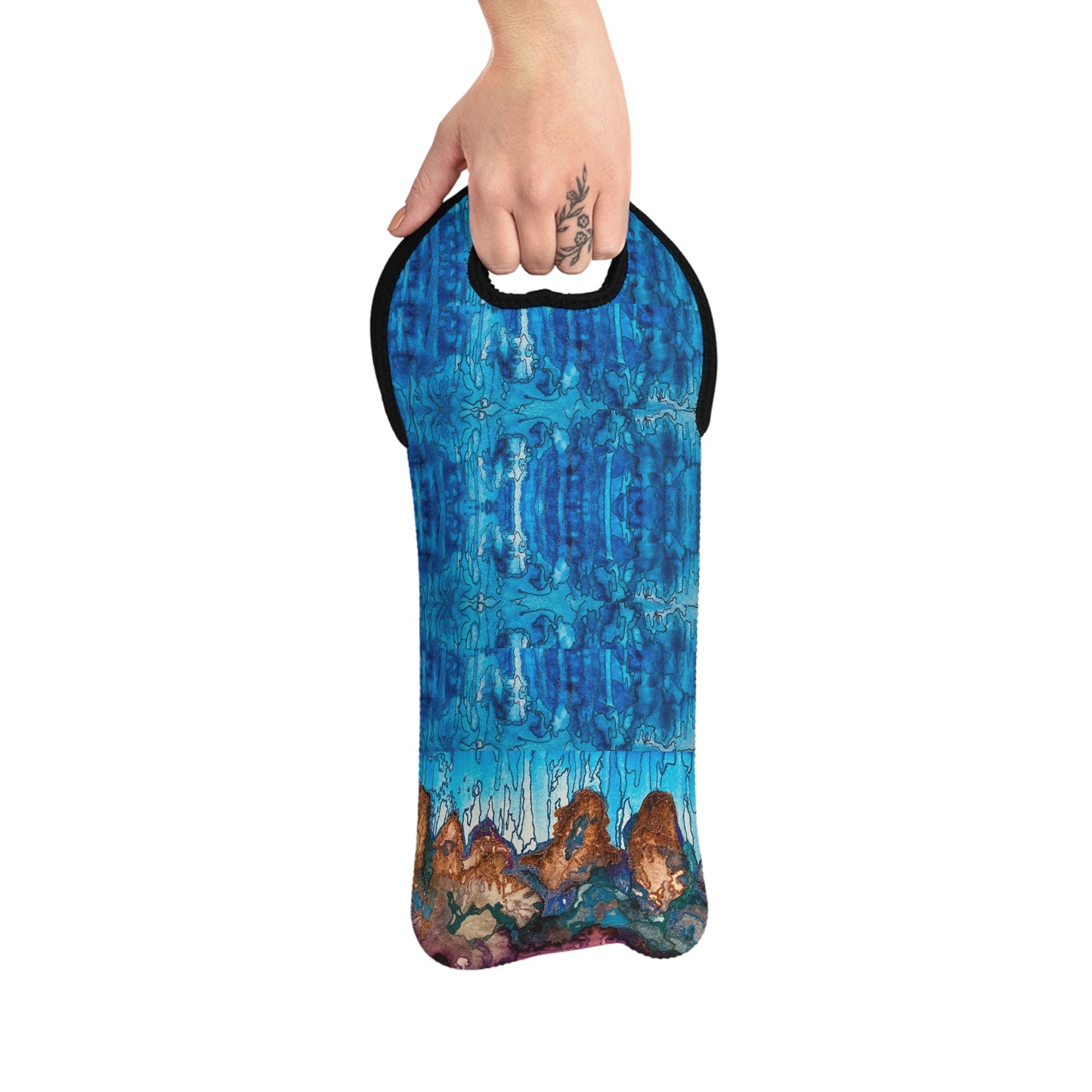 Rainy Days Wine Tote Bag