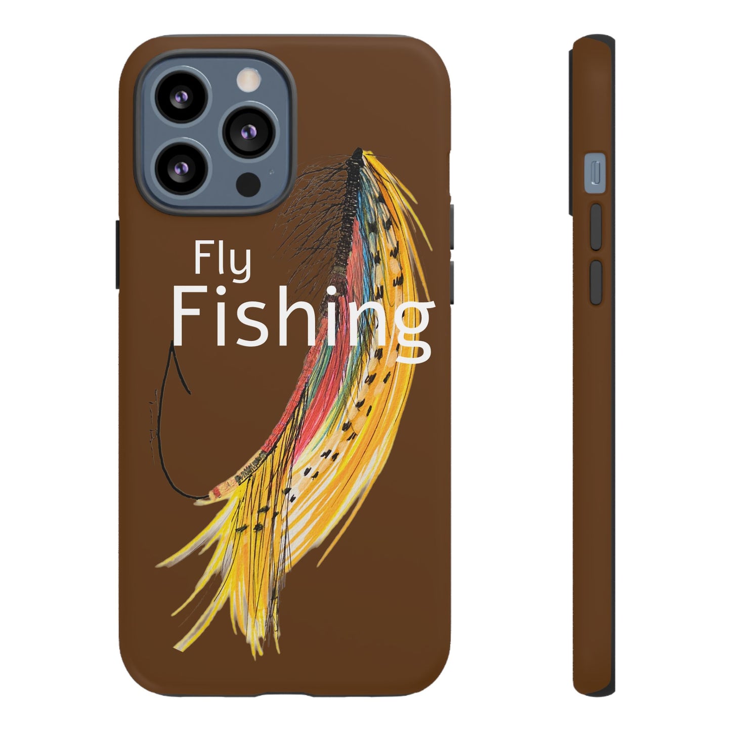Fly Fishing Artsy Lure Tough Phone Cases
