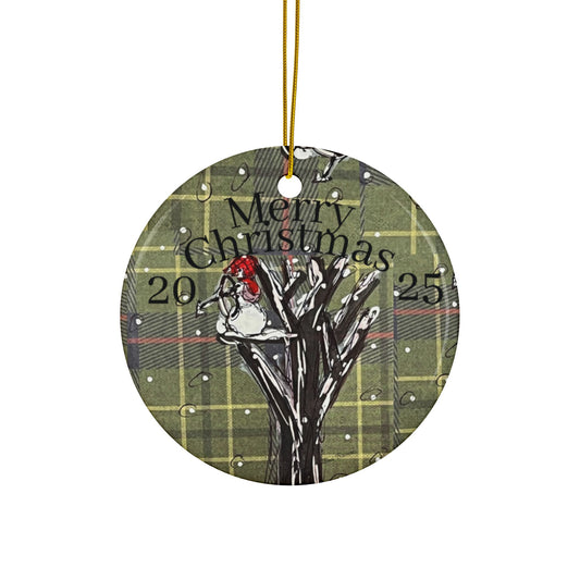 Hunter Ceramic Ornaments, Customizable Keepsake