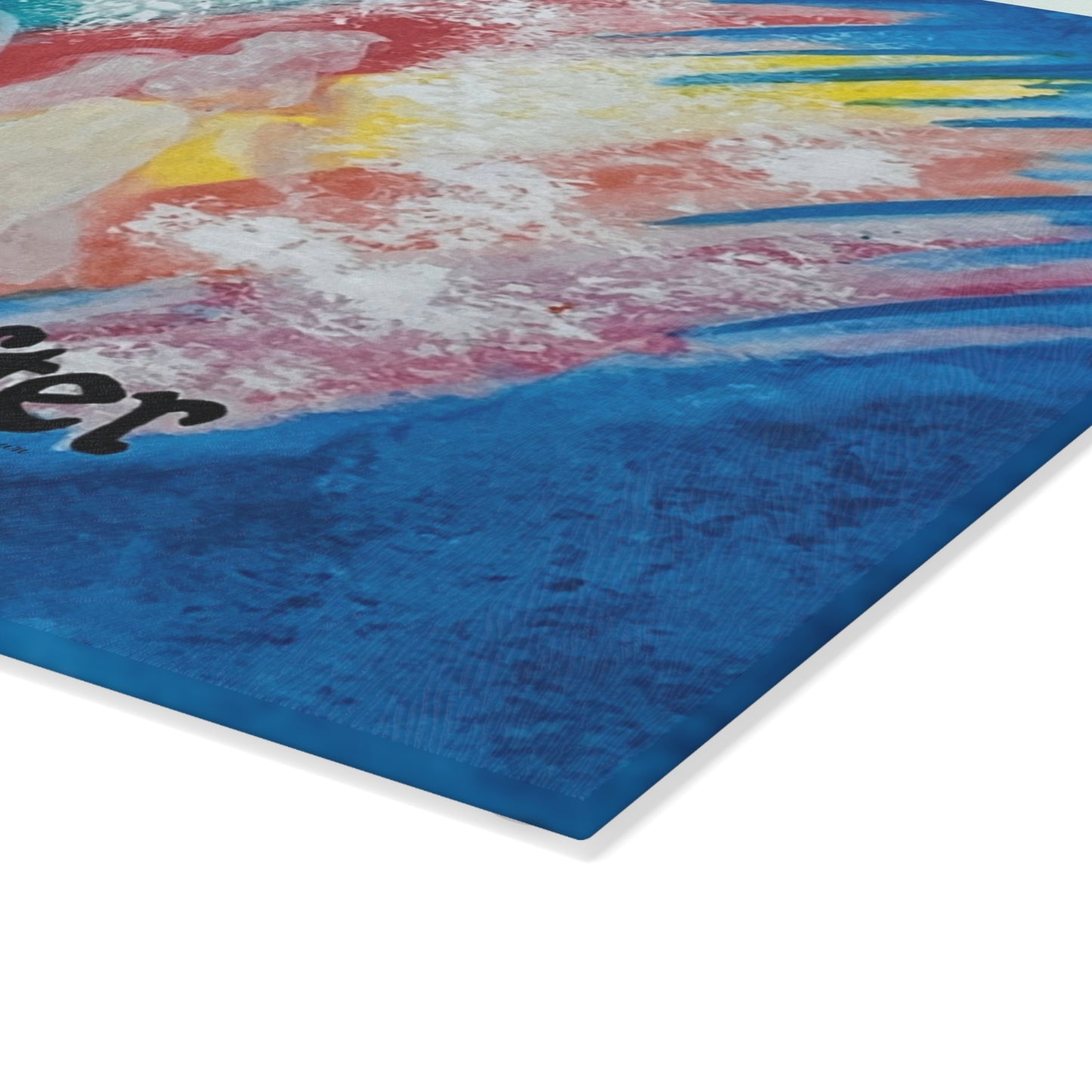 Romantic Glass Cutting Board | Happily Ever After Kitchen Decor, Wedding Gift, Engagement Present, Home Cooking Essentials, [...]